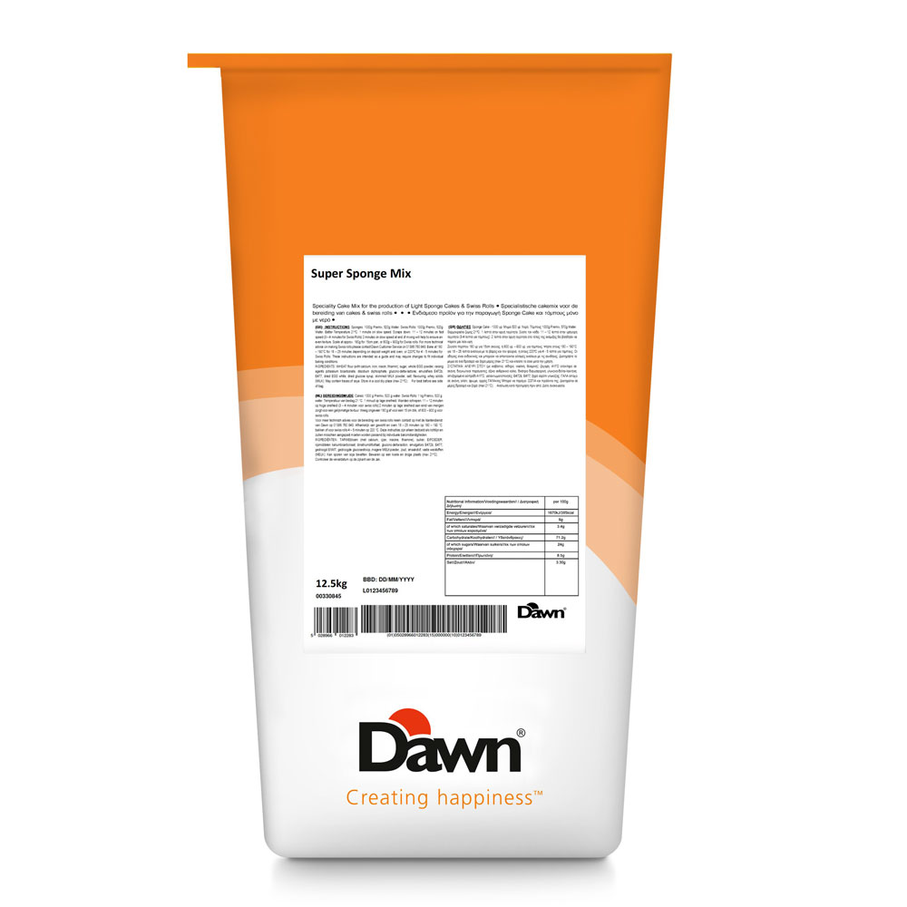 Dawn Super Sponge Plain Cake Mix - 12.5 Kg