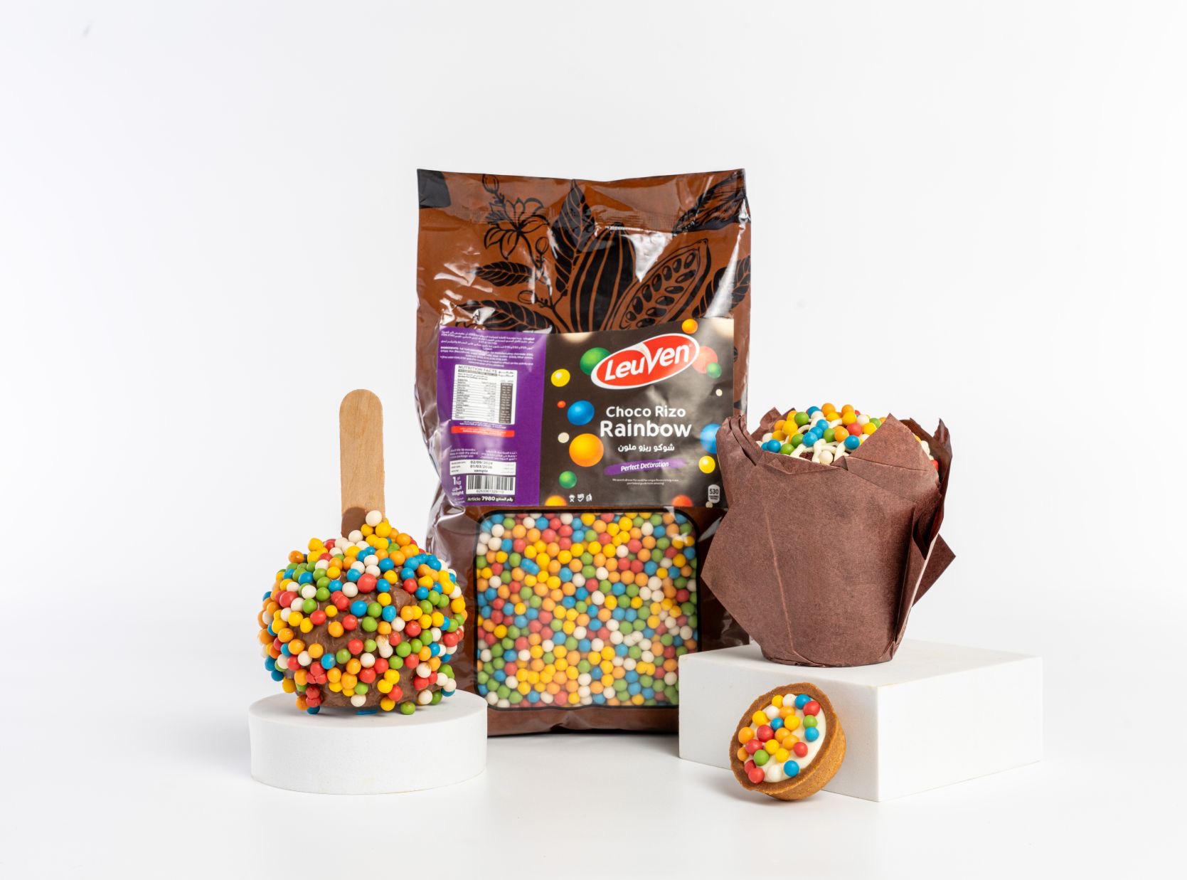 Leuven choco rizo rainbow 1 KG