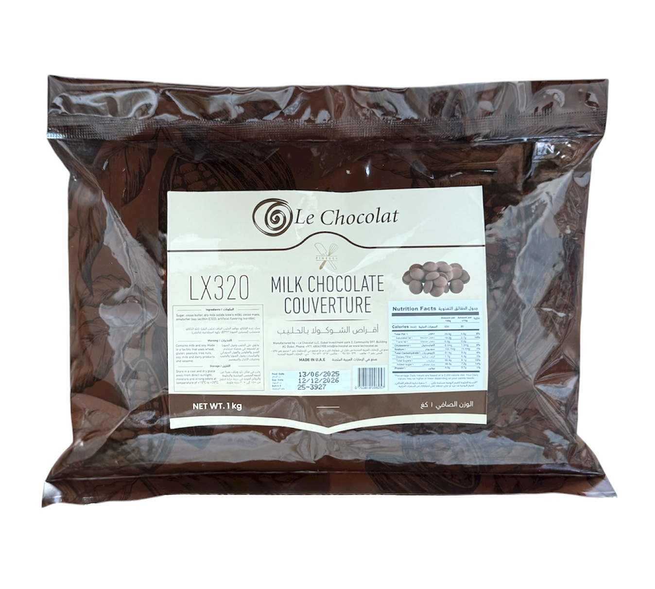 Le Chocolat Belgian Milk Chocolate 