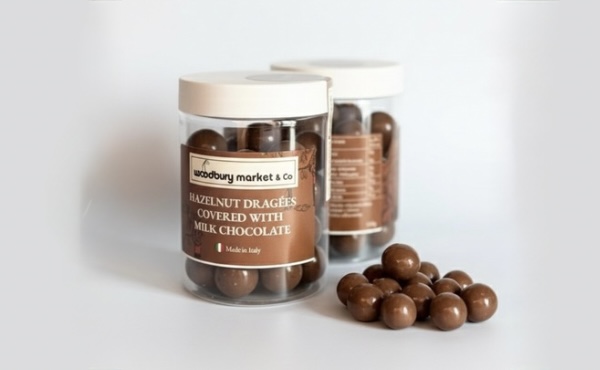HAZELNUT DRAGEES COVERED WITH MILK CHOCOLATE 150 G