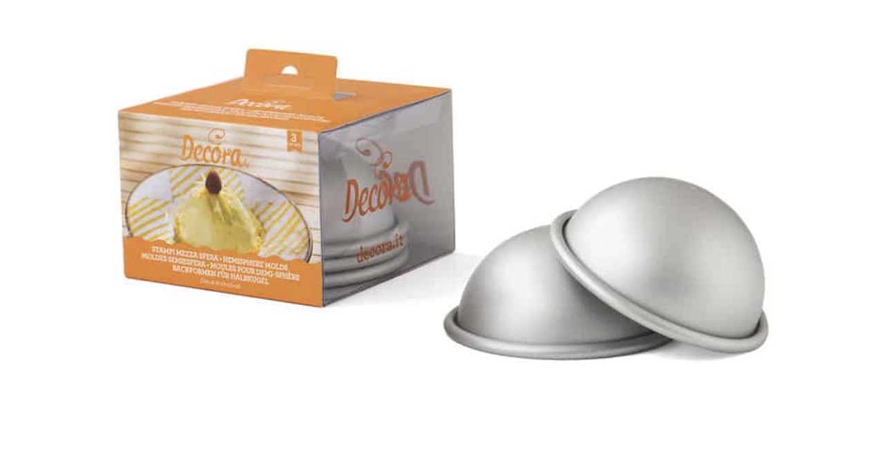 Hemisphere Molds 3pcs 10 x h 5,2 cm - 0062953