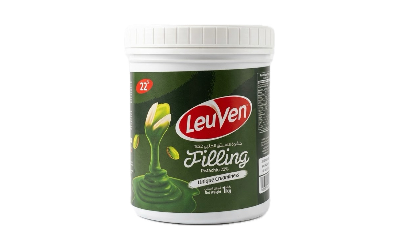 Leuven Pistachio Filling 22% 1KG